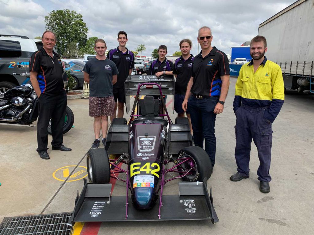 Laser Central & UQ Racing: The Perfect Partnership