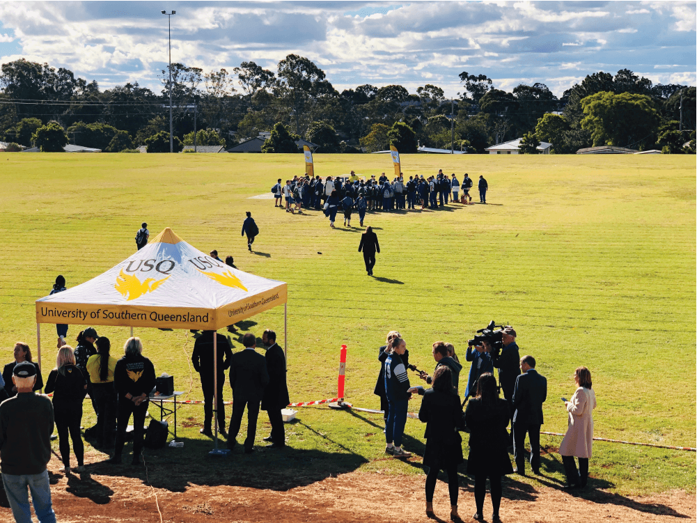 Laser Central goes to Harristown State High School’s Rocket Launch Demonstration